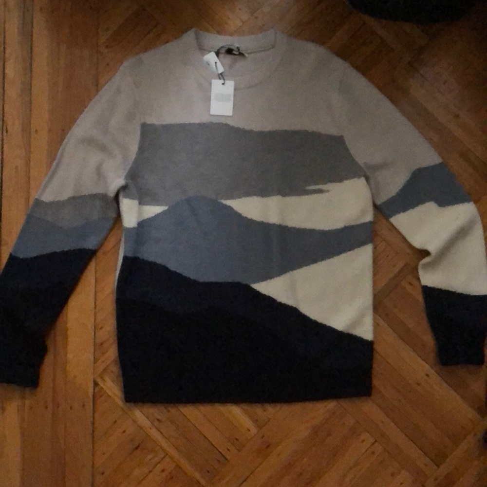 Reiss Turner Long Sleeve Sweater